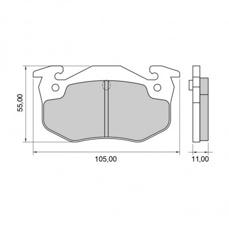 JUEGO DE PASTILLAS DE FRENO BOSCH 0 986 BB0 165