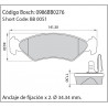 JUEGO DE PASTILLAS DE FRENO BOSCH 0 986 BB0 276