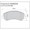 JUEGO DE PASTILLAS DE FRENO BOSCH 0 986 BB0 868