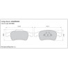 JUEGO DE PASTILLAS DE FRENO BOSCH 0 986 BB0 880