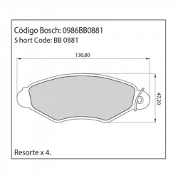 JUEGO DE PASTILLAS DE FRENO...