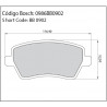 JUEGO DE PASTILLAS DE FRENO BOSCH 0 986 BB0 902