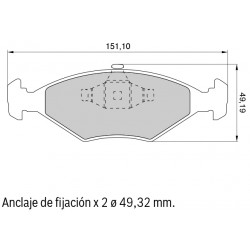 JUEGO DE PASTILLAS DE FRENO...
