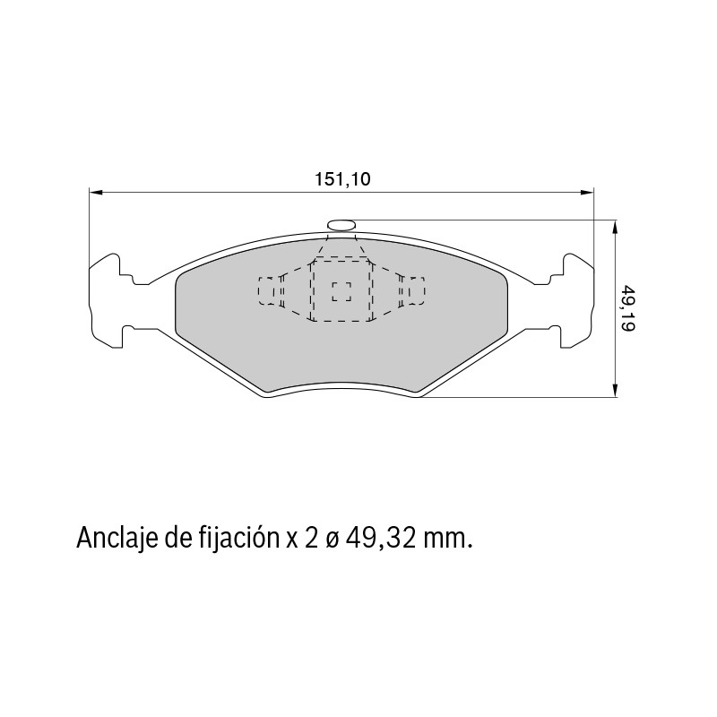 JUEGO DE PASTILLAS DE FRENO BOSCH 0 986 BB0 940