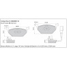 JUEGO DE PASTILLAS DE FRENO BOSCH 0 986 BB0 136