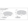 JUEGO DE PASTILLAS DE FRENO BOSCH 0 986 BB0 270