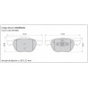 JUEGO DE PASTILLAS DE FRENO BOSCH 0 986 BB0 866