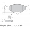 JUEGO DE PASTILLAS DE FRENO BOSCH 0 986 BB0 277