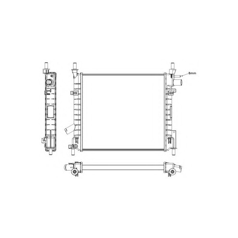 RADIADOR DE AGUA DENSO RA0121180R