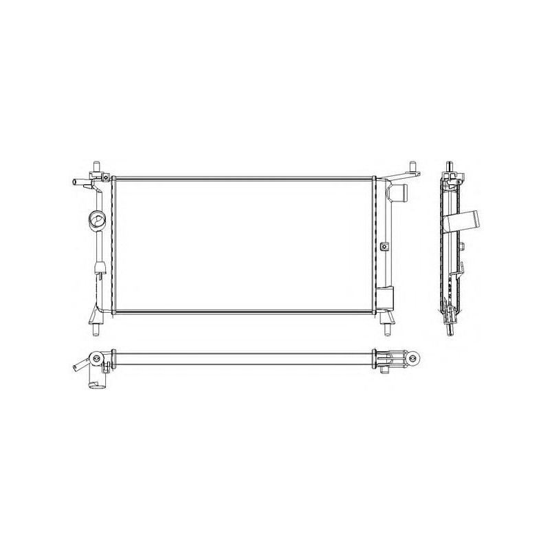 RADIADOR DE AGUA DENSO RA0200660R1
