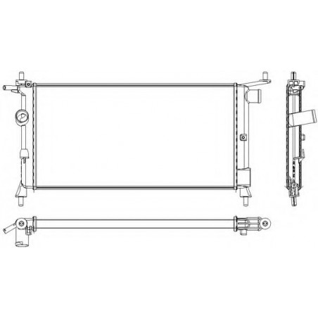 RADIADOR DE AGUA DENSO RA0200660R1