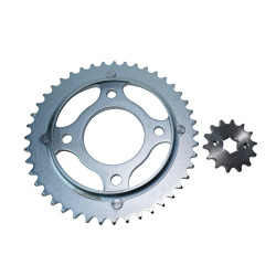 KIT PIÑON Y CORONA PARA MOTOS HELLUX HEHON1444428