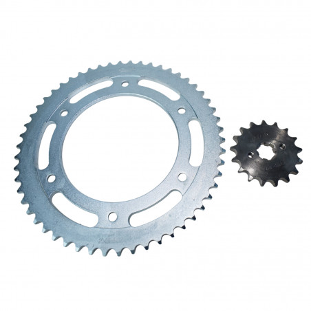 KIT PIÑON Y CORONA PARA MOTOS HELLUX HEHON1754428