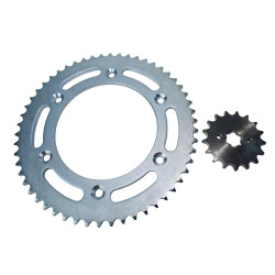 KIT PIÑON Y CORONA PARA MOTOS HELLUX HEHON1754428