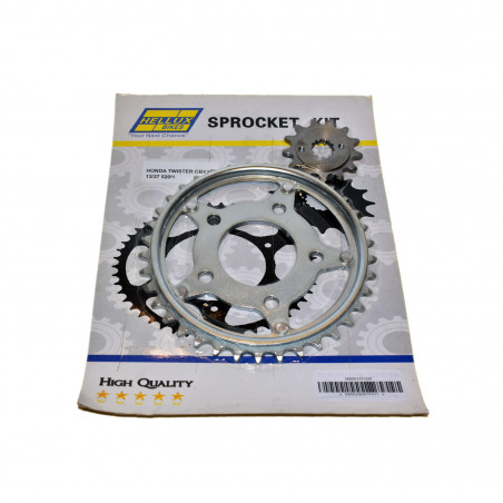 KIT PIÑON Y CORONA PARA MOTOS HELLUX HEHON1337520