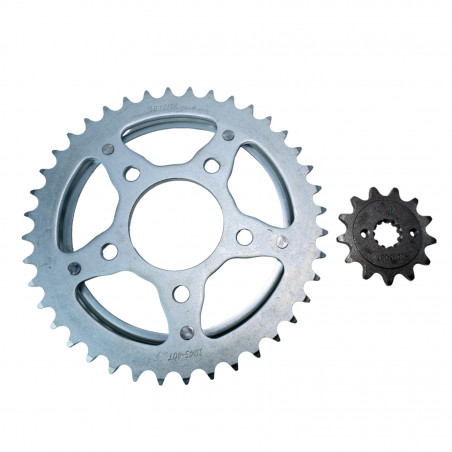 KIT PIÑON Y CORONA PARA MOTOS HELLUX HEHON1340520