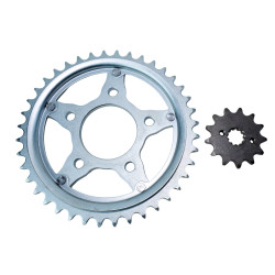 KIT PIÑON Y CORONA PARA MOTOS HELLUX HEHON1340520