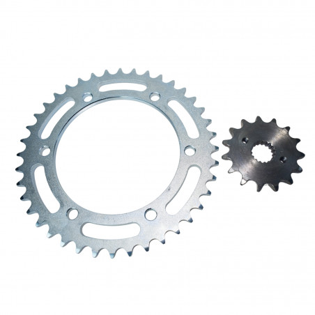 KIT PIÑON Y CORONA PARA MOTOS HELLUX HEHON1540520