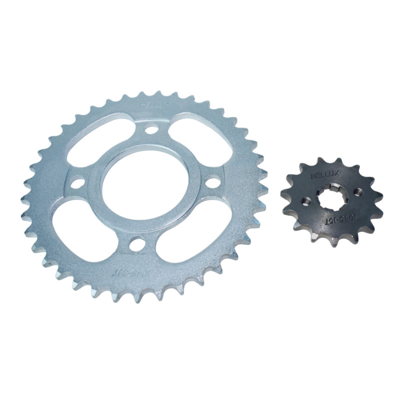 KIT PIÑON Y CORONA PARA MOTOS HELLUX HEZAN1539428