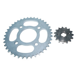 KIT PIÑON Y CORONA PARA MOTOS HELLUX HEZAN1539428