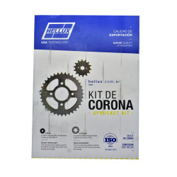 KIT PIÑON Y CORONA PARA MOTOS HELLUX HEZAN1539428
