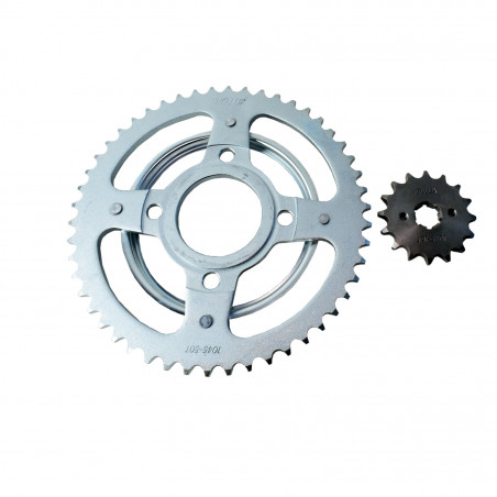 KIT PIÑON Y CORONA PARA MOTOS HELLUX HEMOT1650428