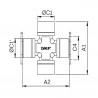 CRUCETA SKF VKUA 4588 B
