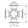 CRUCETA SKF VKUA 4593 B