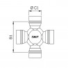 CRUCETA SKF VKUA 4595 A