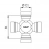 CRUCETA SKF VKUA 4602 A