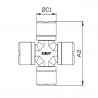 CRUCETA SKF VKUA 4606 A