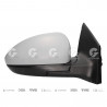 ESPEJO RETROVISOR EXTERIOR ORIG. 16809/10D