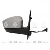 ESPEJO RETROVISOR EXTERIOR SPJ-ORIG. 17107/15D