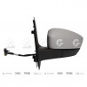 ESPEJO RETROVISOR EXTERIOR SPJ-ORIG. 17107/15I