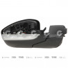 ESPEJO RETROVISOR EXTERIOR SPJ-ORIG. 17135/2D